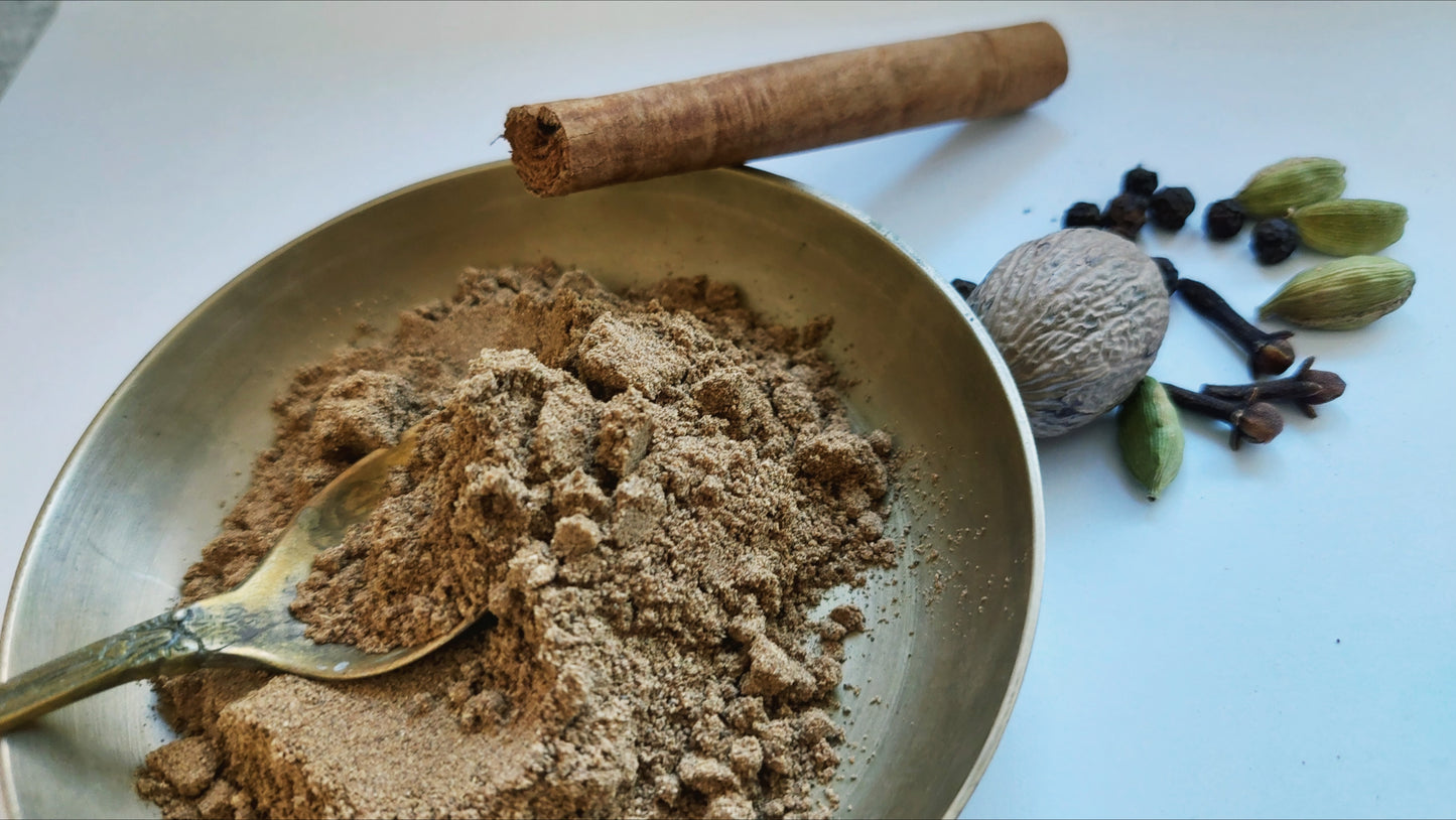 Chai Masala indisk kryddblandning i förpackning