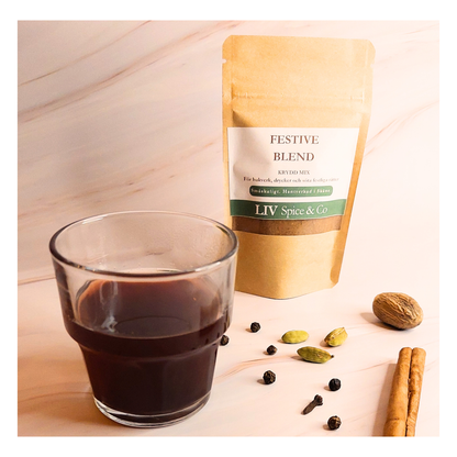 Varm glögg med Festive Blend kryddblandning