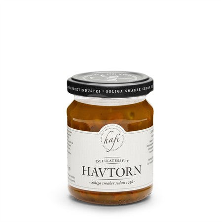 Havtornsylt 140g – frisk havtornsylt perfekt till ostbrickan, frukostbordet och lax med crème fraiche från Hafi, LIV Spice & Co