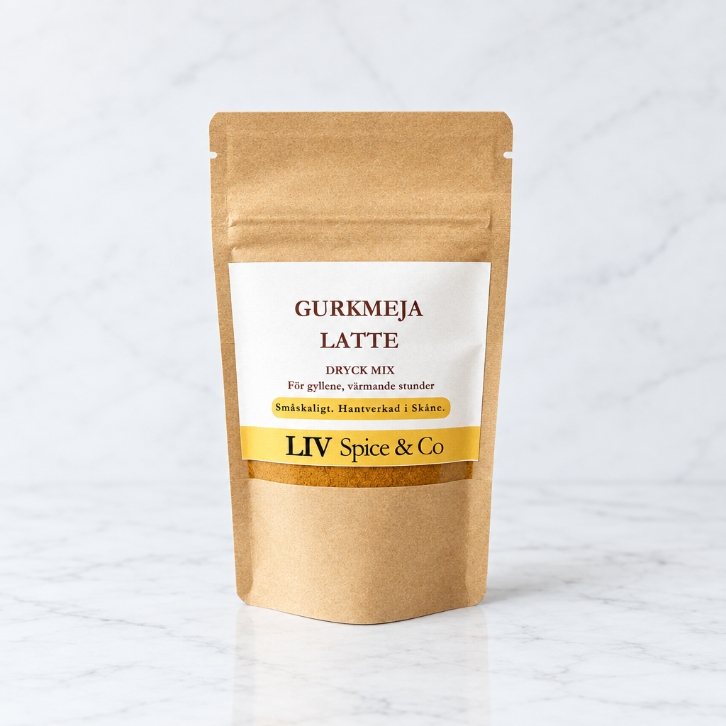 Gurkmeja Latte kryddblandning från LIV Spice & Co